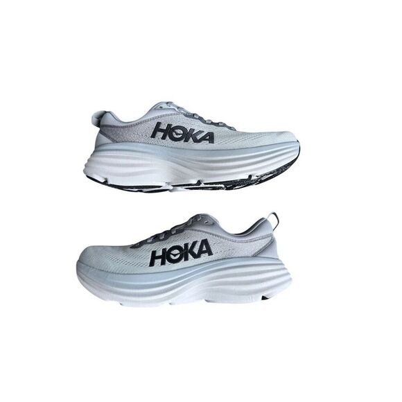 Hoka One One Bondi 8 Men's Running Shoes Gray Size 10D Athletic Sneaker - Picture 4 of 13